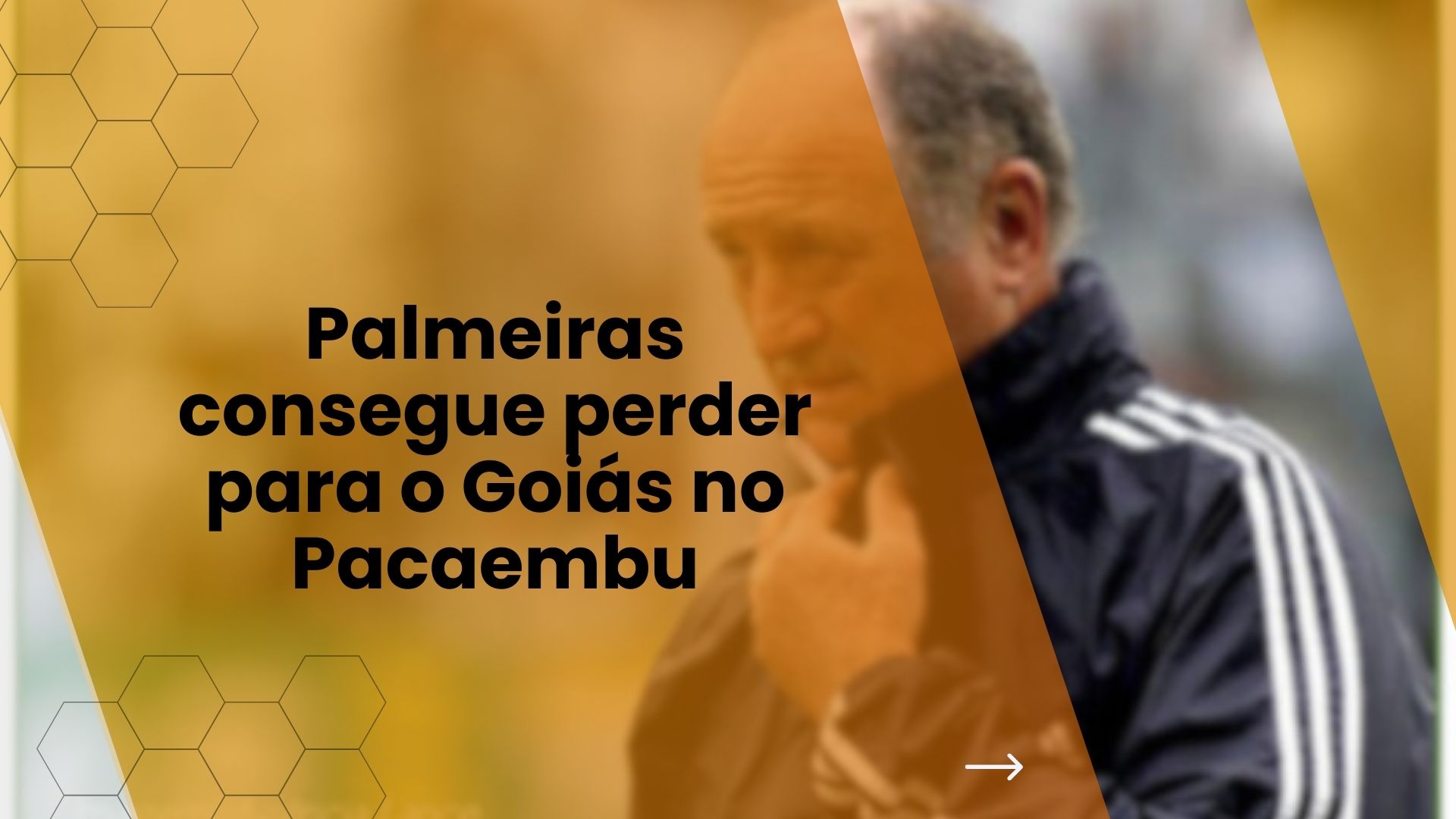 Palmeiras consegue perder para o Goiás no Pacaembu