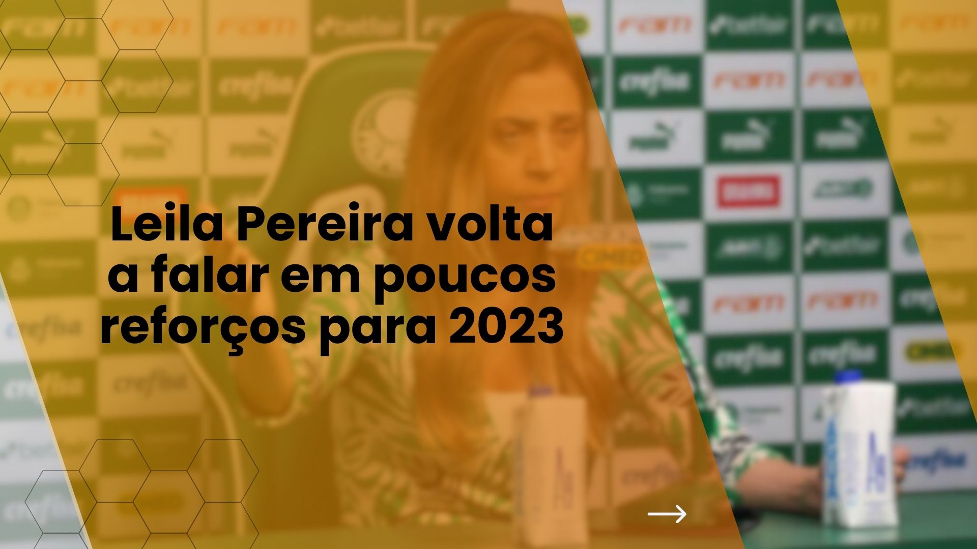 Leila Pereira volta a falar em poucos reforços para 2023